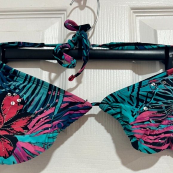 Floral String Bikini Top Brand New NWT - Picture 9 of 9